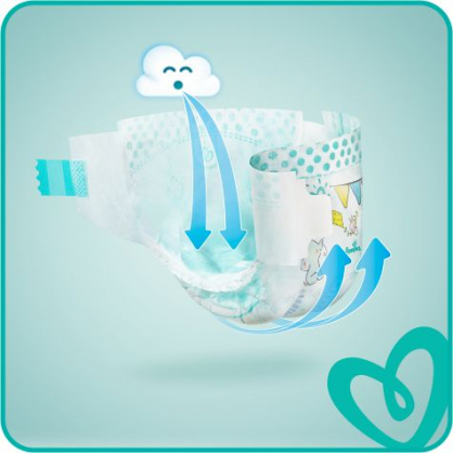 Active Baby, Size 3, 208 Diapers, 6-10 kg