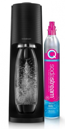Sodastream Terra saturator + 2 bottles + gas Black