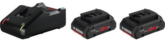 GBA 2x4.0Ah ProCORE 18V + GAL 18V-40 (1600A01BA3)