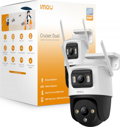 Cruiser Dual 6MP White/ Black