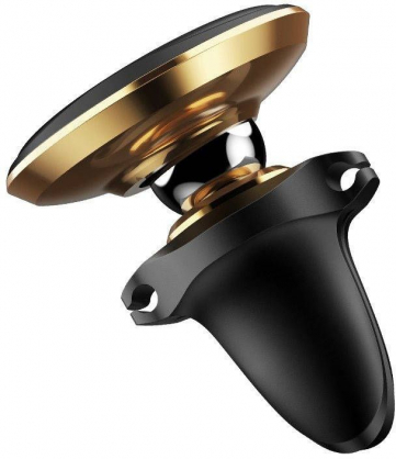 Magnetic Air Vent Car Mount Holder with cable clip Gol