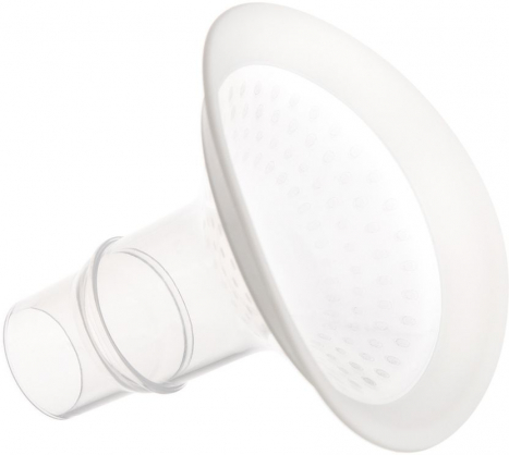 Breast pump funnel with elastic rim 12/ 217