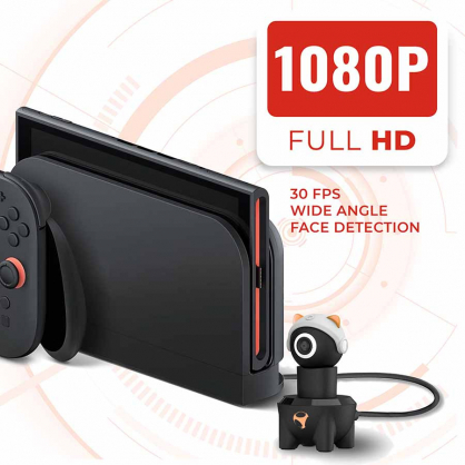 Playcam 1080 2in1 HD Mini Camera For Nintendo Switch Red