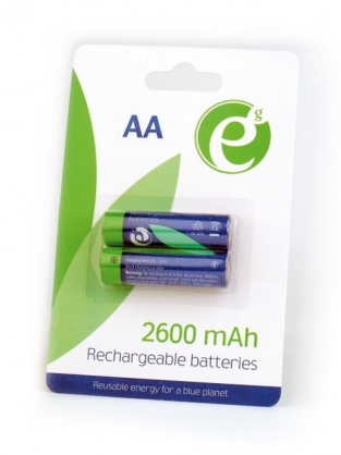 Rechargeable Battery 2600 mAh 2 pcs