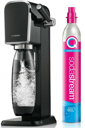 Sodastream Art Saturator + 1 bottle + gas Black