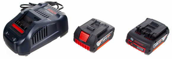 2 x GBA 18V 5.0AH + GAL 1880 CV (1600A00B8J)