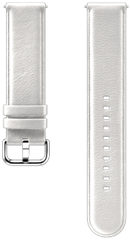20mm Leather Strap for Watch Active 2 White