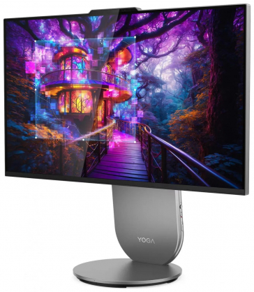 Yoga AIO 27IAH10 27" QHD IPS U5-125H 16GB 1SSD ENG W11 Grey F0J2002HNT