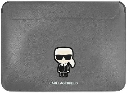 Saffiano Ikonik Computer Sleeve 16" Silver