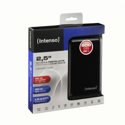 Memory Case 500GB 2.5" Black 6021530