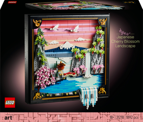 31218 Japanese Cherry Blossom Landscape
