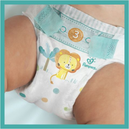 Active Baby Nappies, Size 4, 180 Diapers, 9kg-14kg