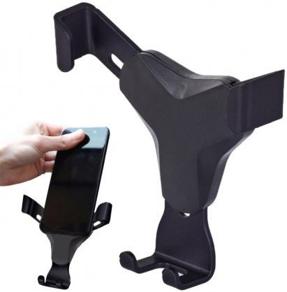 Gravity Car Air Vent Phone Holder Black