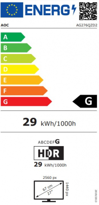 Agon Pro AG276QZD2 26.7" QD-OLED 16:9
