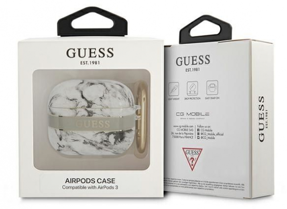 GUA3HCHMAG Case for Airpods 3 Grey Marble