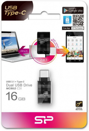 16GB Mobile C31 USB-C/ USB 3.1 Black