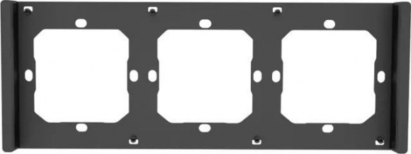 Frame for 3 M5-80 smart wall switches black