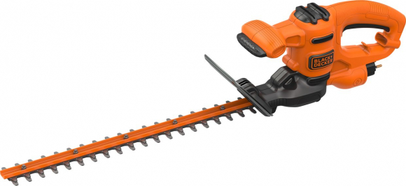 Black+Decker hedge trimmer BEHT201-QS 420W - 45 cm sword length, 16 mm