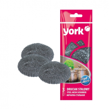 Steel mesh scrub 3 pcs