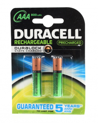 Rechargeable 800mAh HR03 AAA (LR03), 2-pack
