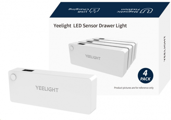 "LED Sensor Drawer Light (YLCTD001-4pc)" White