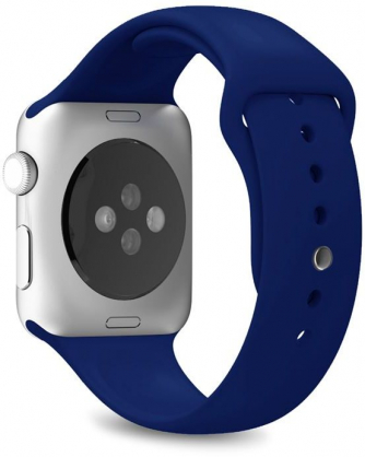 ICON Silicone Band for Apple Watch 42-44 mm, S/ M & M/ L Navy
