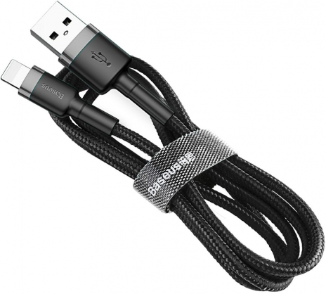USB to Lightning 1.5A 2m Black/ Grey