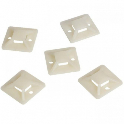 KAB0044 Cable Tie Mounts 28x28mm 100 pcs