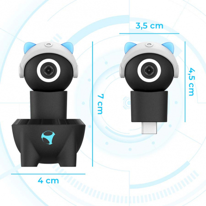 Playcam 1080 2in1 HD Mini Camera For Nintendo Switch Blue
