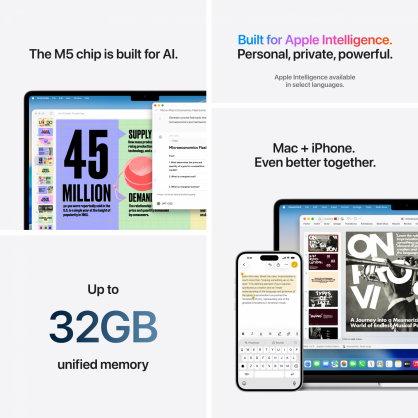 MacBook Air 15,3 Retina M5 16GB 512SSD RU Midnight Z1LW000BP