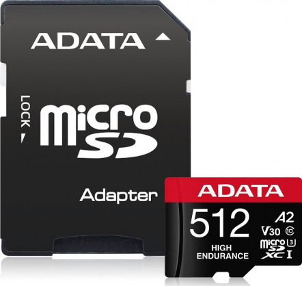 MicroSDXC 512GB Class 10 AUSDX512GUI3V30SHA2-RA1
