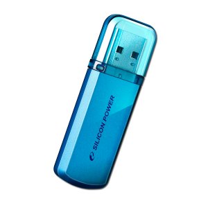 SP032GBUF2101V1B 32GB USB2.0 HELIOS 101 OCEAN BLUE