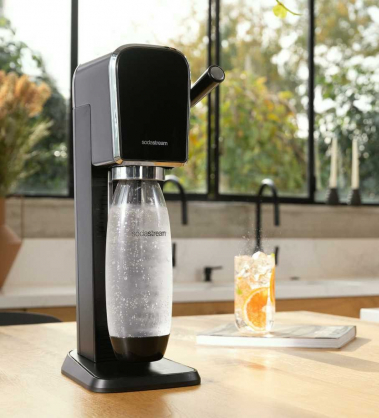 Sodastream Art Saturator + 1 bottle + gas Black