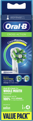 EB50-4 Cross Action Clean Maximiser 4pcs. White
