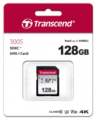 300S/ 128GB SDXC Class 10