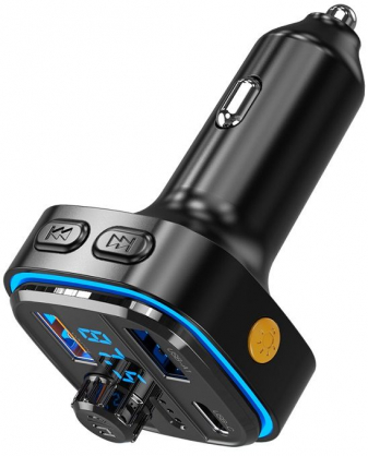 BCC08 Bluetooth MP3 Car Charger 3,1A Black