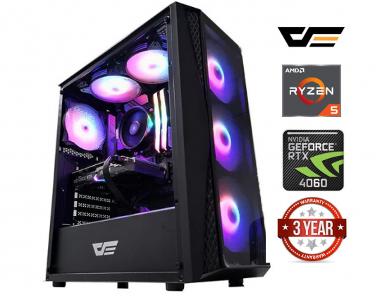 Ryzen 5 5600X 32GB 1TB SSD RTX 4060 NoOS
