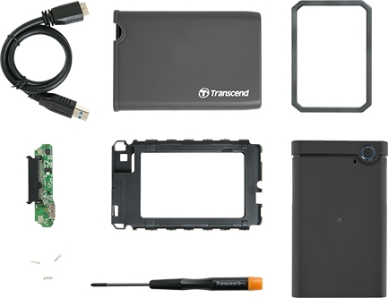External HDD Enclosure 2,5" USB 3.0 Black TS0GSJ25CK3