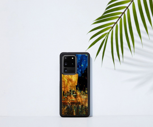 "SmartPhone case Samsung Galaxy S20 Ultra" Cafe Terrace Black