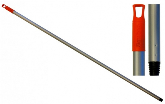 Brush handle 120cm Grey/ Orange
