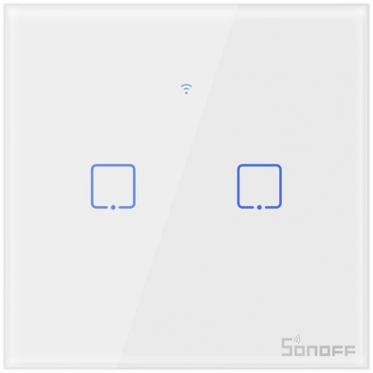 Smart Switch WiFi + RF 433 T1 EU TX (2-channel)