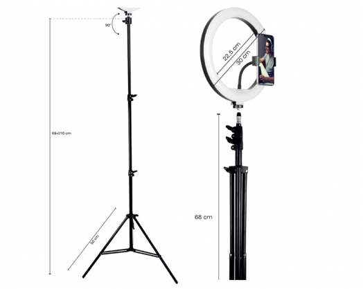 "Universal Tripod For Blogs And Streaming (2pcs set)"