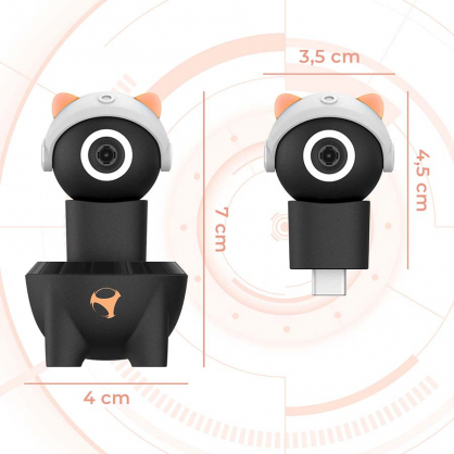 Playcam 1080 2in1 HD Mini Camera For Nintendo Switch Red
