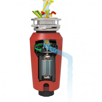 Food waste disposer SLIM 75 (3/ 4 HP), 134.0715.096