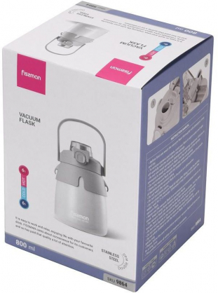 9864 Vakuum Flask 800ml Grey