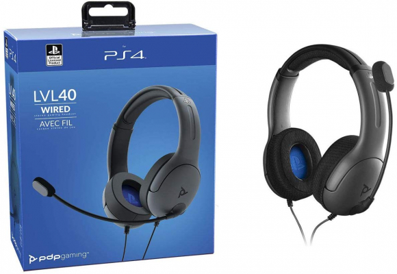 Gaming LVL 40 Wired PS4 Gray
