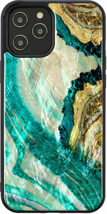 "Case iPhone 12 Pro Max" Aqua Agate