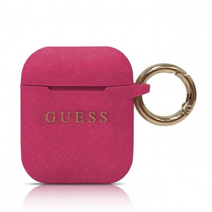 "Guaccsilglfu Silicone Case Apple Airpods" Pink