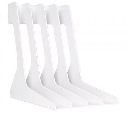 Vinyl record stand white