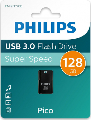 128GB USB 3.0 Pico Edition Black FM12FD90B/ 00